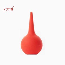 5 Pack 30ml Red Rubber Suction Ear Syringe Bulb Pipette Ball
