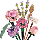 Mini Bricks Flower Bouquet Building Sets, Artificial Flowers -  547 Pieces