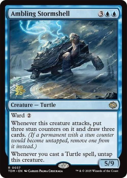 Ambling Stormshell -Foil Near Mint MTG Promos: Prerelease Cards