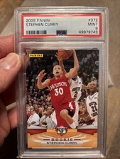 Stephen Curry 2009-10 Panini Rookie RC 372 Davidson Warriors PSA 9 MINT 54443256
