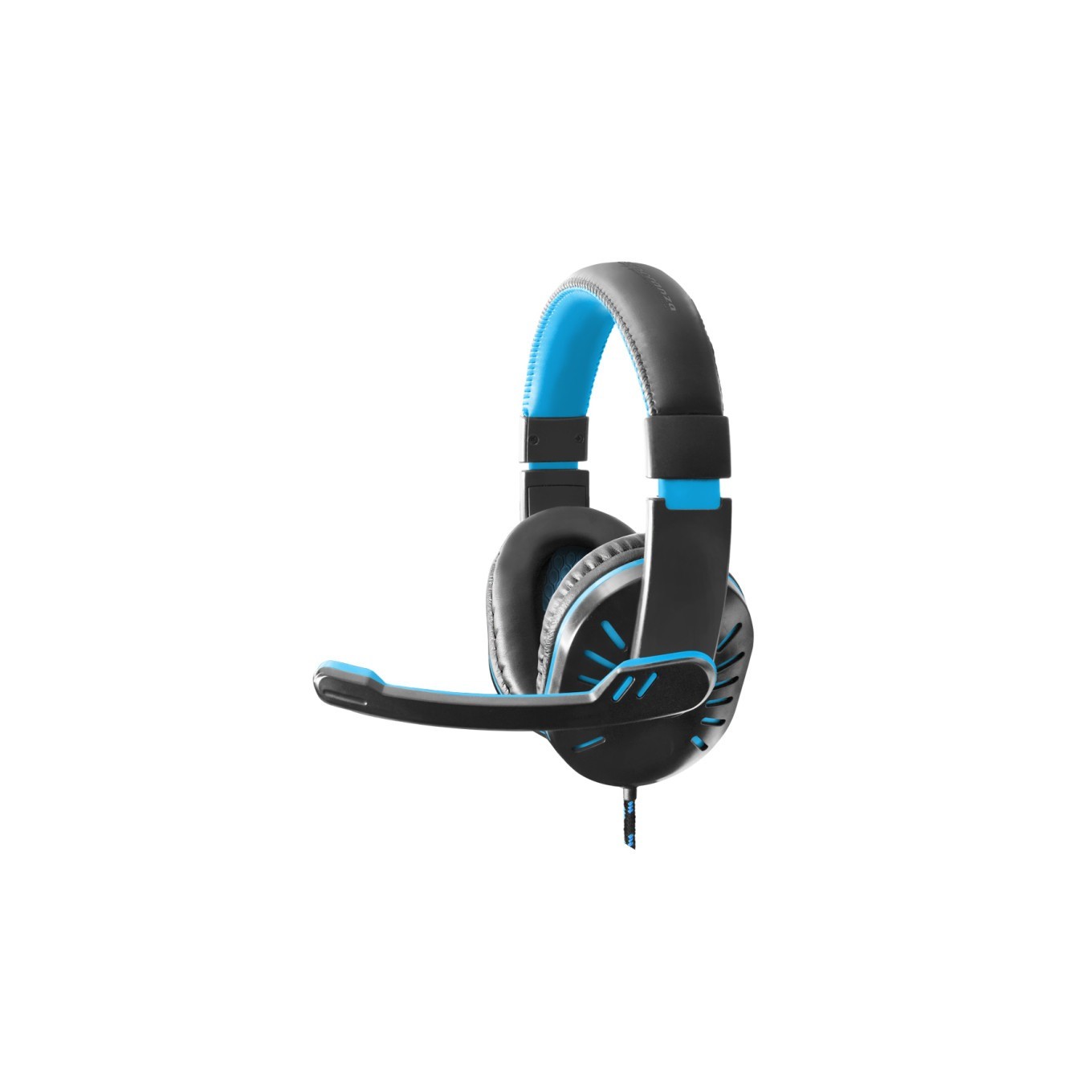 Casque Esperanza Egh330b filaire prise 3,5 mm Gaming avec micro Noir Bleu - Image 2
