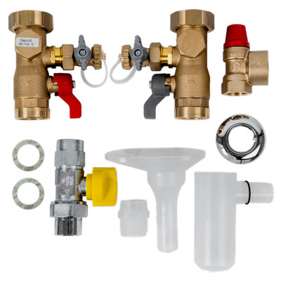 Wolf Cgb Anschluss-Set 8616330 CGB-2-38/55, für Aufputzinstallation