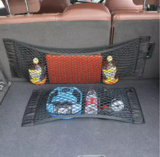 Car Seat Back Organizer Trunk Net Mesh Pocket Elastic String