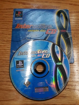 Interactive Sampler Disc CD Volume 8 (Sony PlayStation 1, PS1) Complete