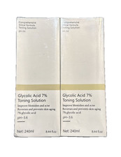 Glycolic Acid 7 Toning Solution 240ml 8.44 fl oz pH 3.6 Acne Blemishes 2 Pack