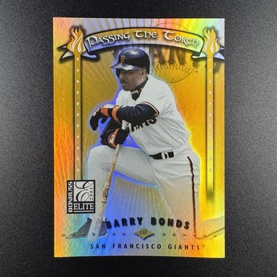 Barry Bonds 2001 Donruss Elite Passing the Torch /1000 #PT-4 00em