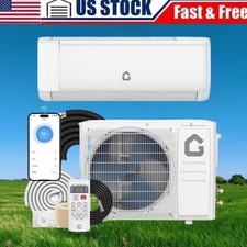 18000 BTU Ductless Air Conditioner Mini Split Heat Pump AC Unit 230V WiFi SEER2