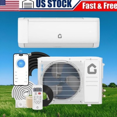  12000 BTU Mini Split Air Conditioner & Heater 22SEER2 Cools/Heats 750 Sq.Ft 11