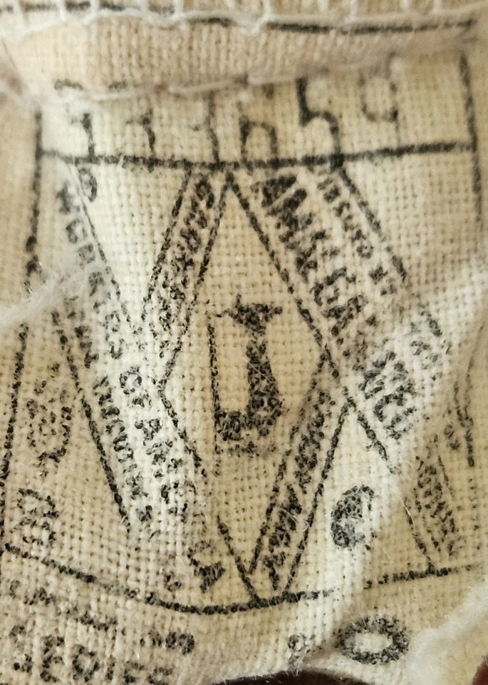 Vintage Lanvin Paris Dress Size 10 Red White Blue 70s Mod Geometric Long Sleeve - Image 4 of 4