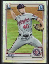 2020 Bowman Draft #BD-120 Holden Powell Chrome Refractor