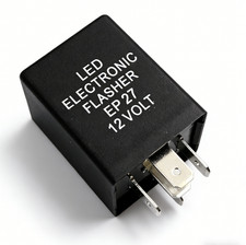 12V 5-Pin LED Flasher Relay Fits for EP27 FL27 LED Turn Signal Lamps Hyper Flash