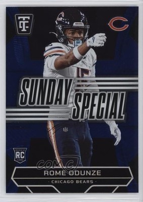 2024 Panini Totally Certified Sunday Special Blue /199 Rome Odunze Rookie RC jc3