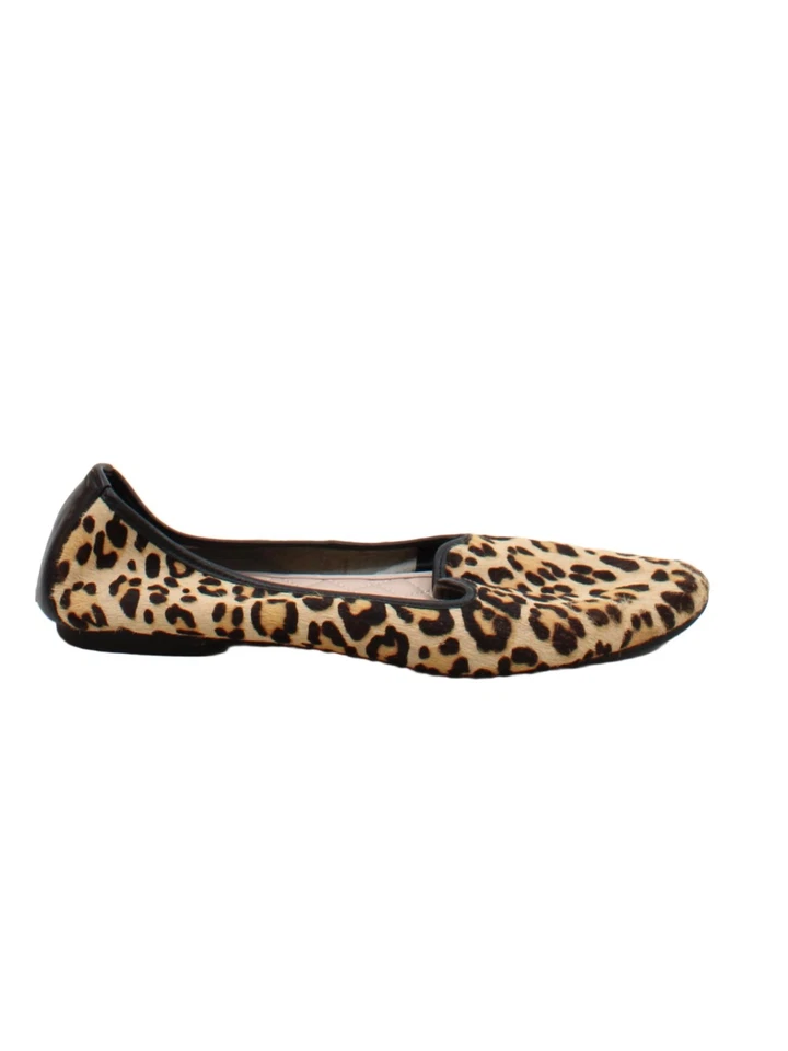 Carvela Women's Flat Shoes UK 6 Multi Animal Fur with Leather Loafer - Image 1 of 4