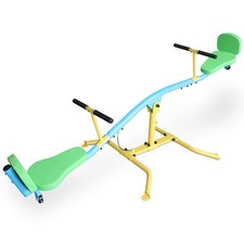 Indoor Outdoor Kids Seesaw Double Person 360  Rotating With Backrest