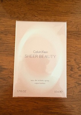 Sheer Beauty by Calvin Klein for Women EDT Spray 1 oz - New In Sealed Box