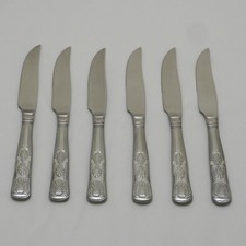 KINGS Design Edelstahl Besteck sechs Steakmes...
