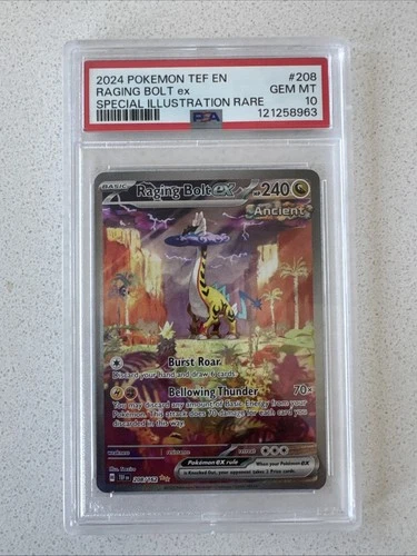 Raging Bolt EX 208/162 Temporal Forces Special Illustration PSA 10 Gem Mint