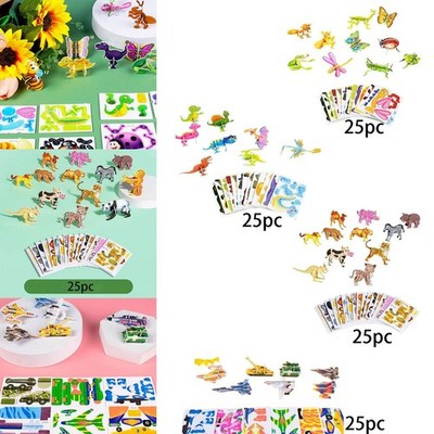 3D Cartoon Puzzle glatte Oberfläche einzigartige Geschenke handgefertigte Motorik Alter 4-7