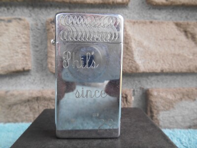 VINTAGE SCRIPTO FLIP TOP CHROME BUTANE LIGHTER. PHILS SINCE HIS 29TH SPARKS!