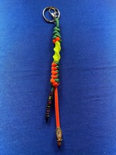 christian keychain, paracord bead, backpack or jacket zipper pull. Jesus Christ