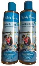 Image of Childs Farm Kids Bubble Bath/Organic Raspberry 2x250ml/Natural & Gentle/Vegan