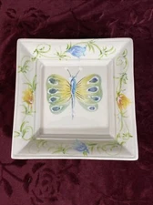 The Mane Lion Butterfly Trinket Dish  7"