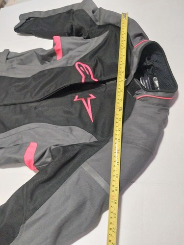 Alpinestars Women's Motorcycle Jacket - Gray/Black/Pink - Size M - Pre-Owned in - Picture 10 of 16