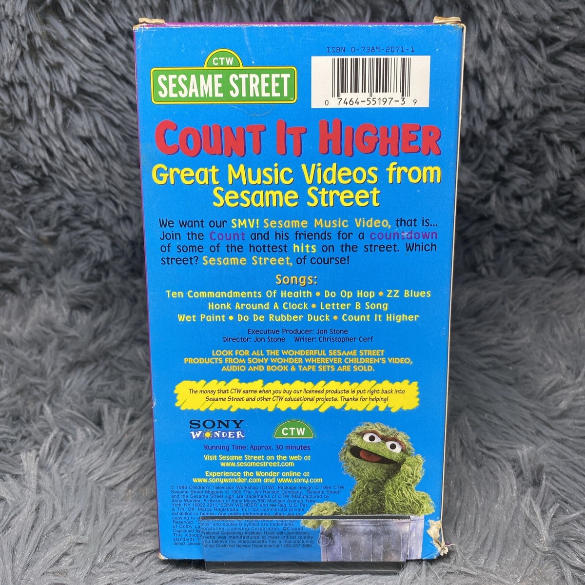 Sesame Street Count It Higher VHS Tape 1999 Great Music Videos