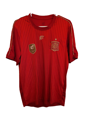 サッカー　チャンピオンズ ユニフォーム 2010 スペイン Spain Official 2010 Soccer Jersey Campeones Del Mundo Large L | eBay