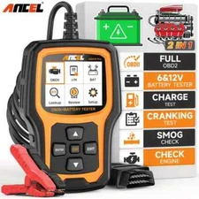 ANCEL AD410 Pro OBD2 Scanner 12V Battery Tester 2 In 1 Check Engine Code Reader