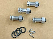 Aluminum 14 mm hex Extension Widener Kit for 1/10 Arrma Vorteks 3S BLX Sil