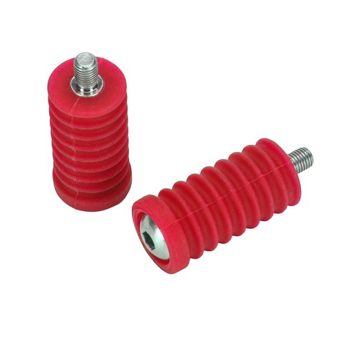 2 Pcs of Silicone Rubber Heel-toe Shifter Pegs Cover Pad - For Harley All Models - Picture 3 of 11