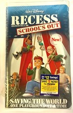 Recess Schools Out VHS, 2001 Clamshell Case Brand New Sealed Watermarked