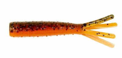Z-Man TTIC-47PK8 TRD TicklerZ 2.75in Green Pumpkin Orange Bait Bass Lure 8 Pack