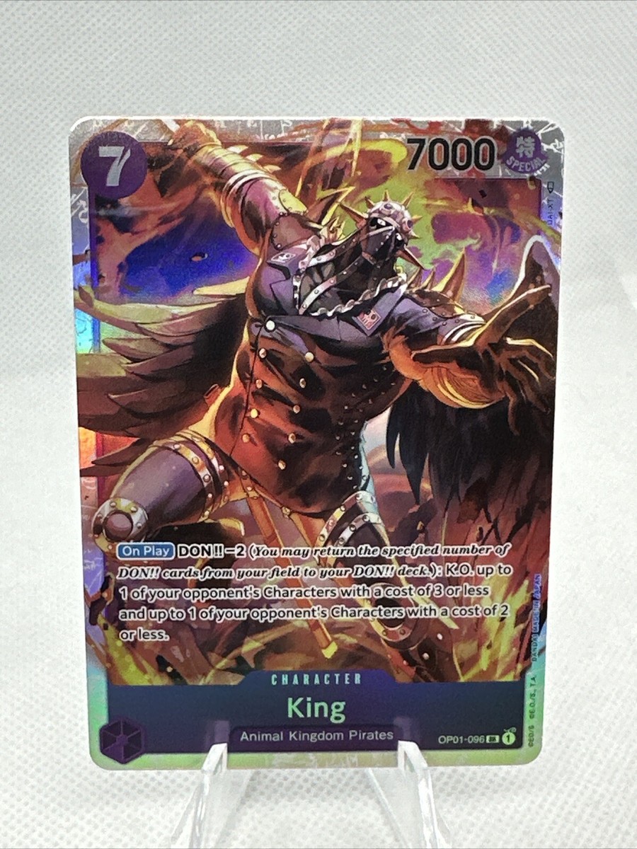 King OP01-096 Secret Rare SR One Piece Romance Dawn OP-01 Trading