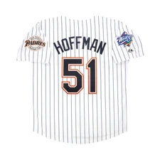 Trevor Hoffman San Diego Padres 1998 World Series Home White Jersey Men (S-3XL)