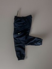 Męskie/chłopięce Nike Cargo Czarne Tracky Bottom Spodnie Joggery XL