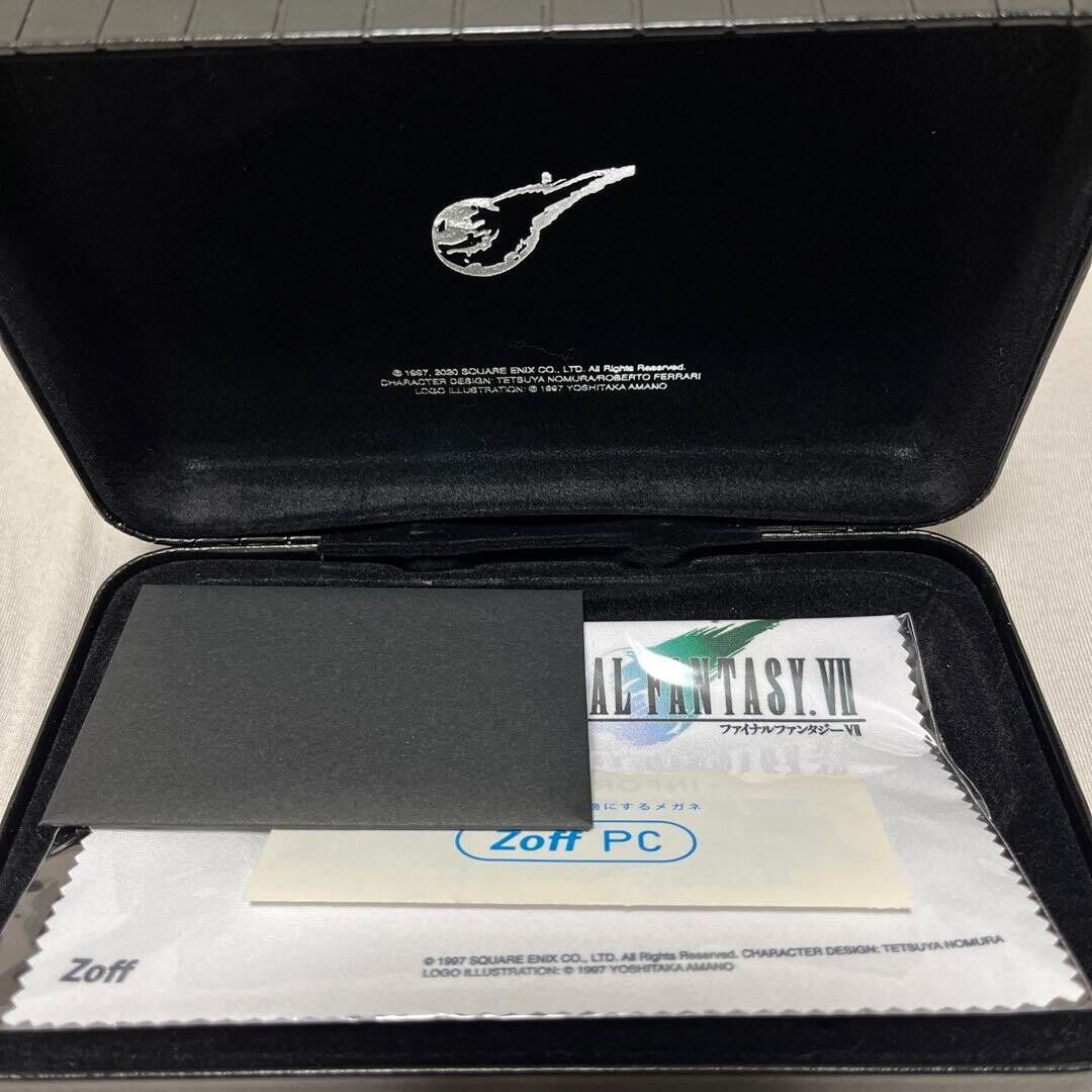 Zoff Final Fantasy VII FF7 Glasses Limited Edition Rare Zoff Final Fantasy VII FF7 Glasses Limited Edition Rare