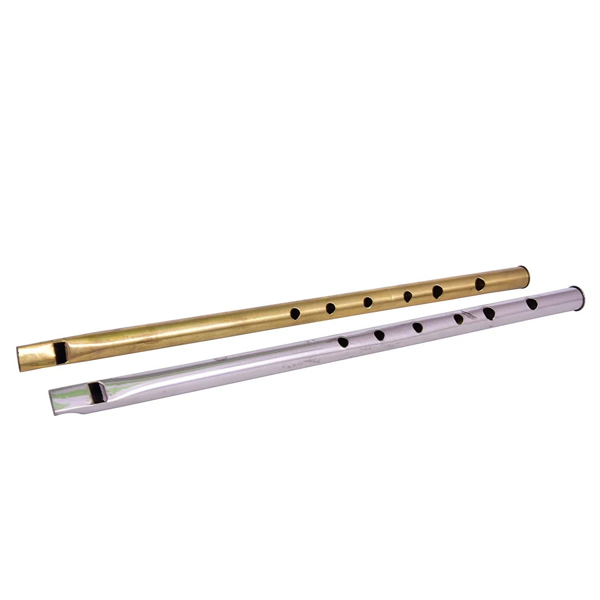 Steel Brass Heavy quality Flute Indian Bansuri Set 6 Holes Traditional Bansuri