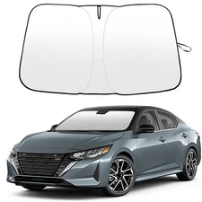 For Nissan Sentra 2020-2024 Windshield Sun Shade FoldableWindow Cover Visor