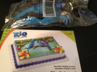 Decopac Rio From Ice Age Blue & Jewel Birthday Cake Topper Decorating Kit Decopac Rio From Ice Age Blue & Jewel Birthday Cake Topper Decorating Kit