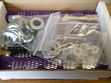 ASTON MARTIN DB4 DB5 DB6 DBS CHROME HEAD NUT KIT CAM COVERS WASHERS