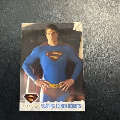 Jb2d Superman Returns 2006 Topps #55 Soaring To New Heights Brandon Routh