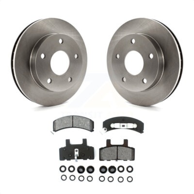 Front Disc Brake Rotors & Semi-Metallic Pad Kit For 1994-1999 Dodge Ram 1500 4WD