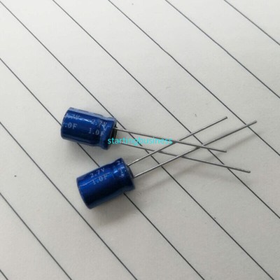 50PCS 2.7V 1F Farad Ultracapacitor 1F 2.7V Supercapacitor Farad Capacitor New