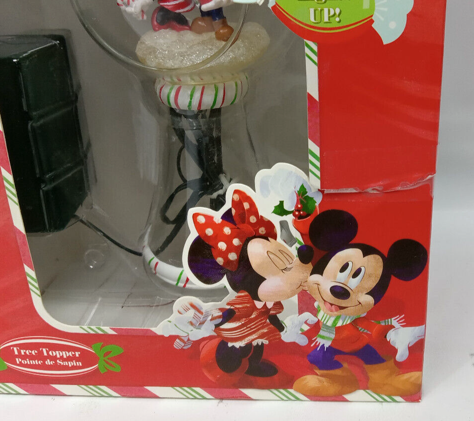 Disney Store Mickey And Minnie Mistletoe Kiss Christmas Tree