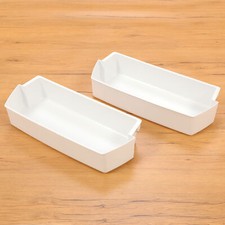 For WP2187172 Refrigerator Door Bin Replacement Whirlpool/Kenmore WHITE 2 Pack
