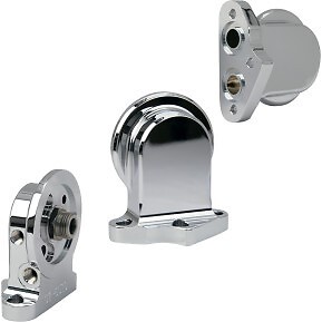 S&S Cycle Chrome Oil Filter Mount for 99-06 Harley Twin Cam (except 06 Dyna)