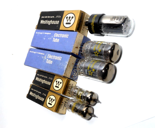 Cayin HA-2A Complete 5 Tubes Set 17BF11 (x2) 6U8 (x2) 17AX4GTA (x1) NOS Westnghs