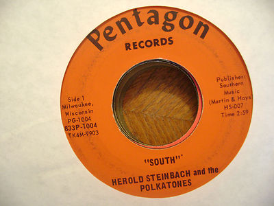 PENTAGON 45 RECORD/HEROLD STEINBACH/ STARLIGHT WALTZ/ SOUTH/ VG